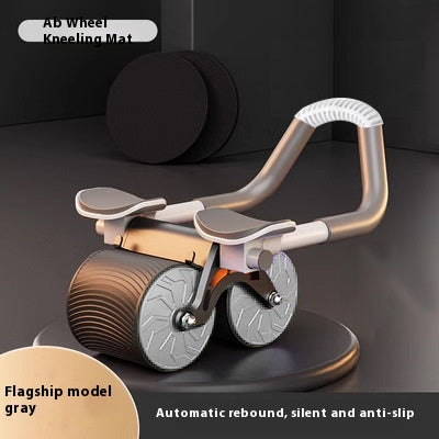 Automatic Rebound Abdominal Wheel with Phone Holder