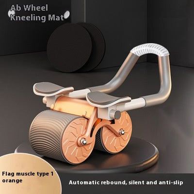 Automatic Rebound Abdominal Wheel with Phone Holder