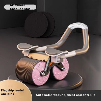 Automatic Rebound Abdominal Wheel with Phone Holder