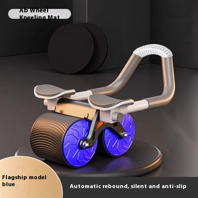 Automatic Rebound Abdominal Wheel with Phone Holder